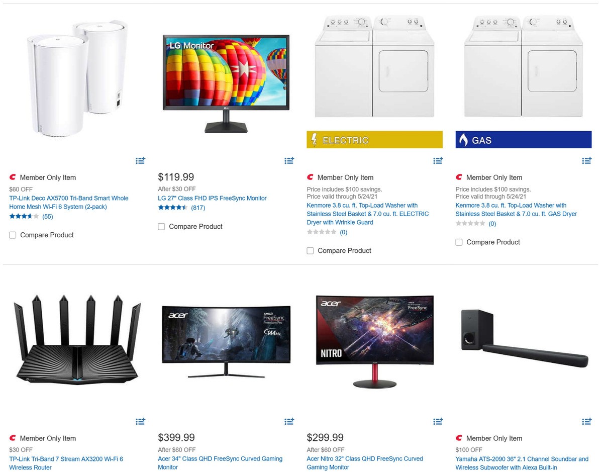 Costco Tech Days Weekly Ad from May 17
