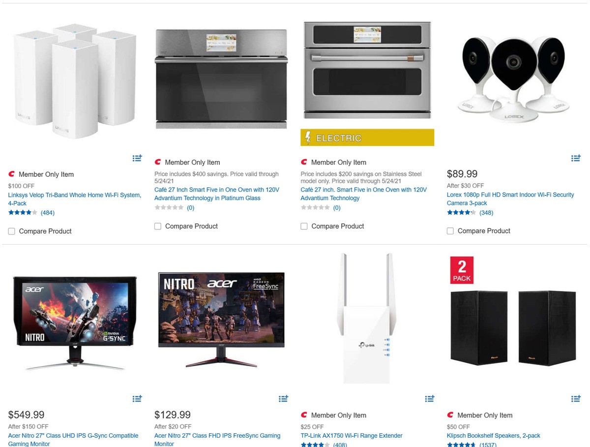 Costco Tech Days Weekly Ad from May 17