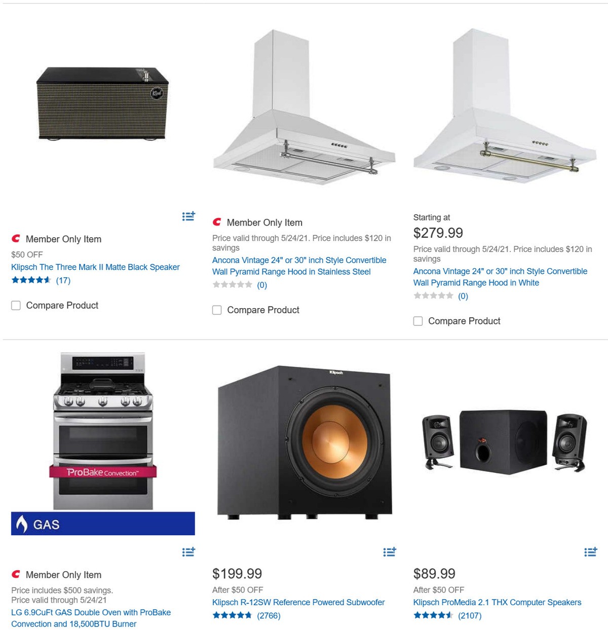 Costco Tech Days Weekly Ad from May 17