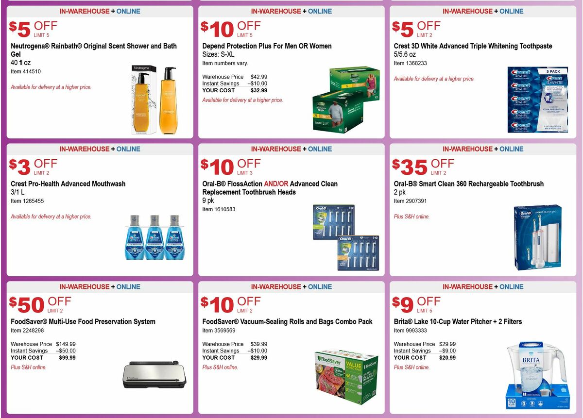 Costco Weekly Ad from August 4