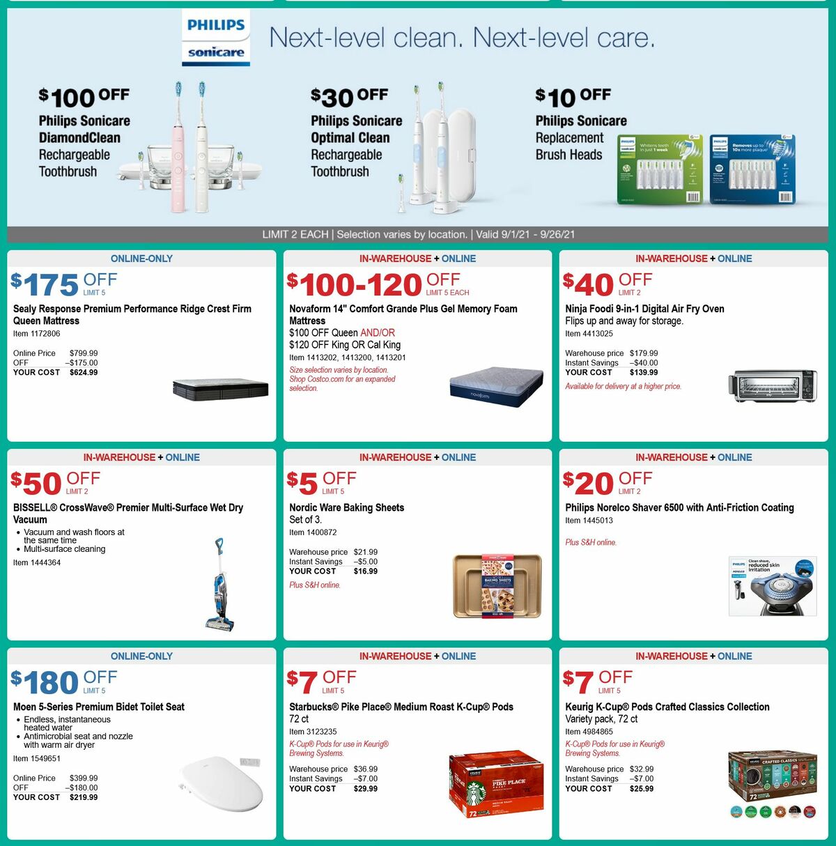 Costco Weekly Ad from September 1