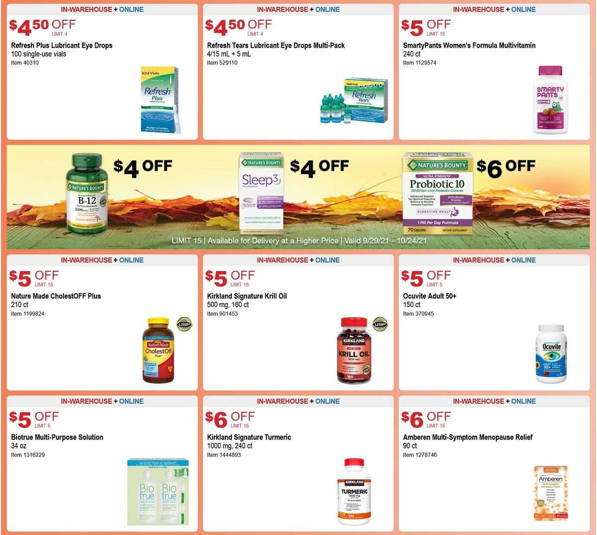 Costco Weekly Ad from September 29