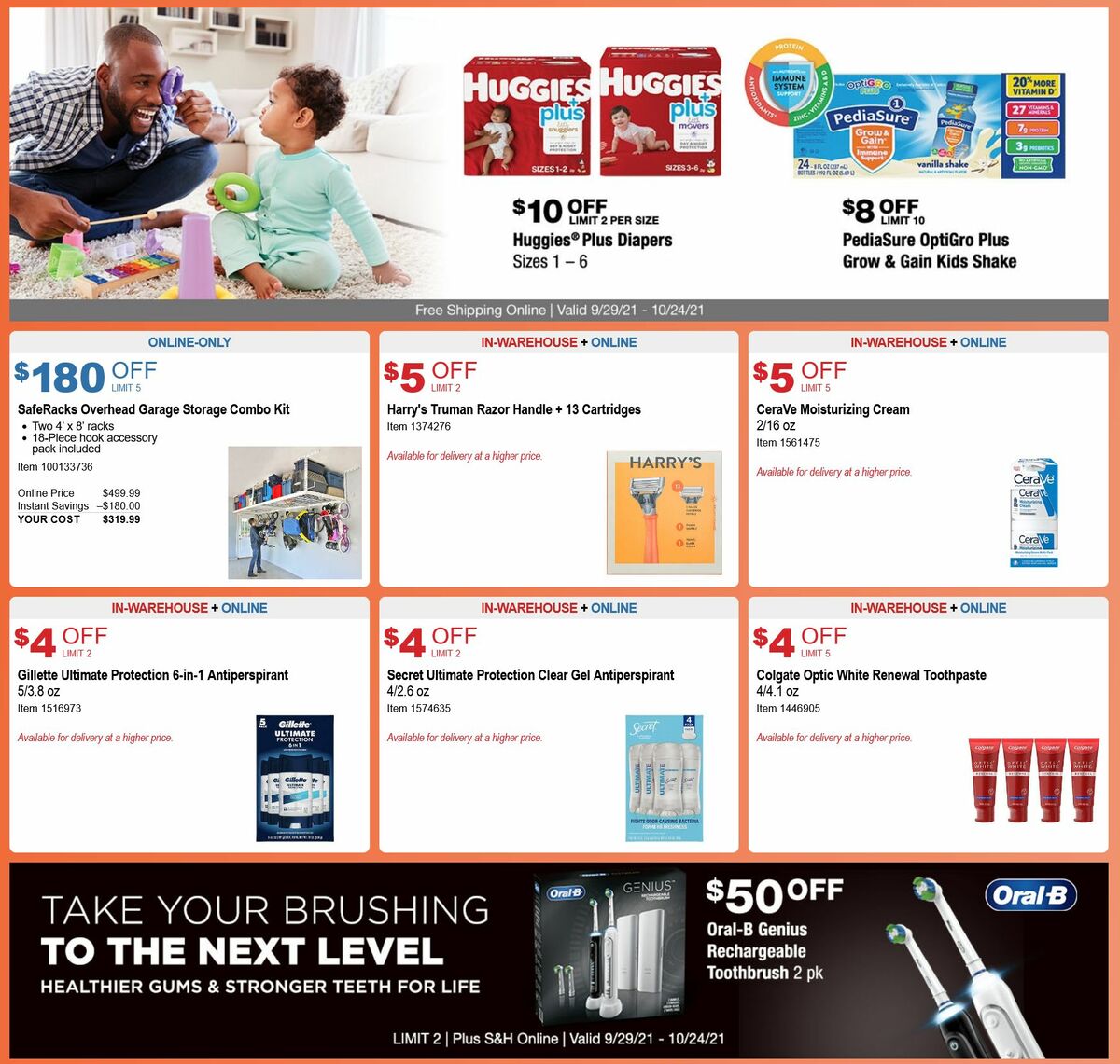 Costco Weekly Ad from September 29