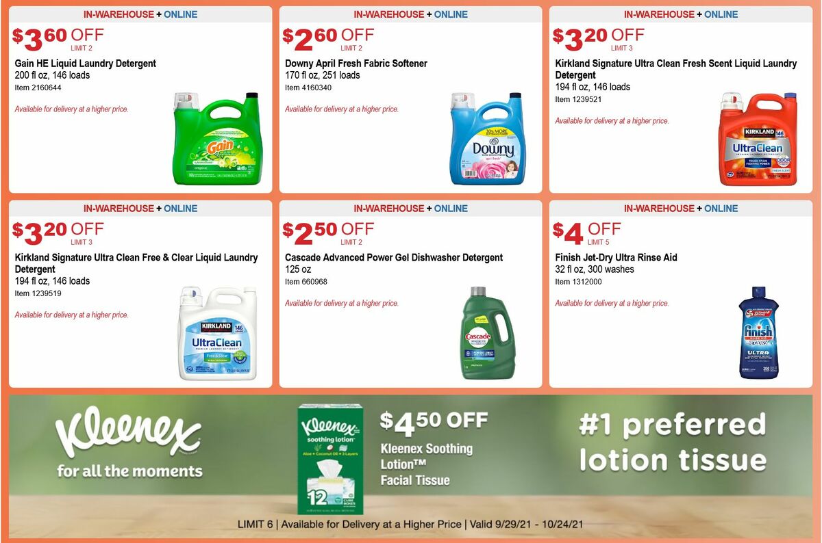 Costco Weekly Ad from September 29