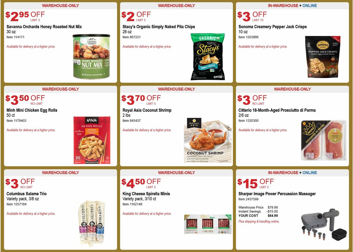 Costco Black Friday Savings Weekly Ad from November 15