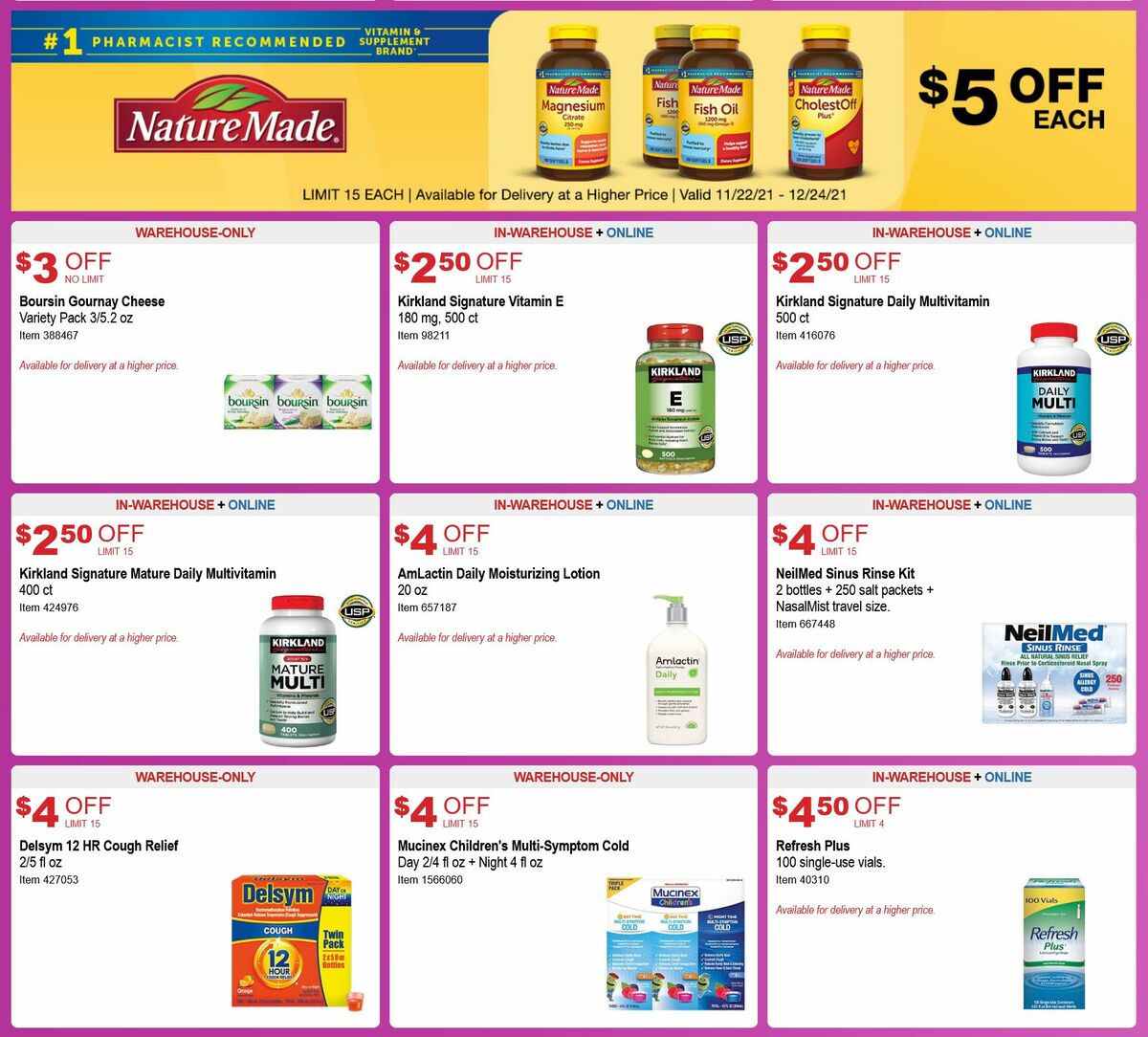 Costco Weekly Ad from November 22