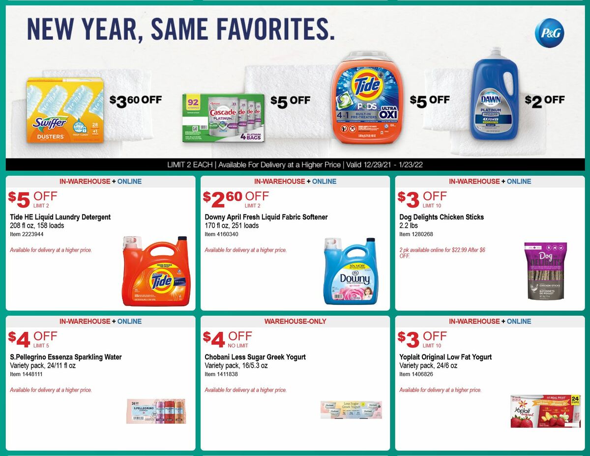 Costco Weekly Ad from December 29