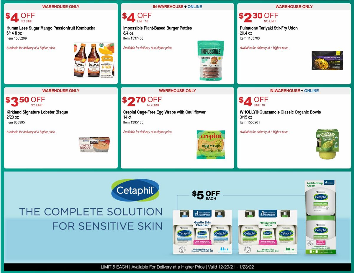 Costco Weekly Ad from December 29
