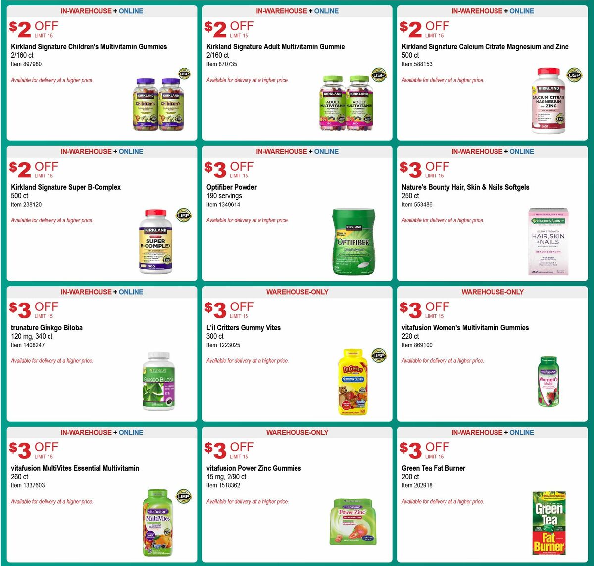 Costco Weekly Ad from December 29