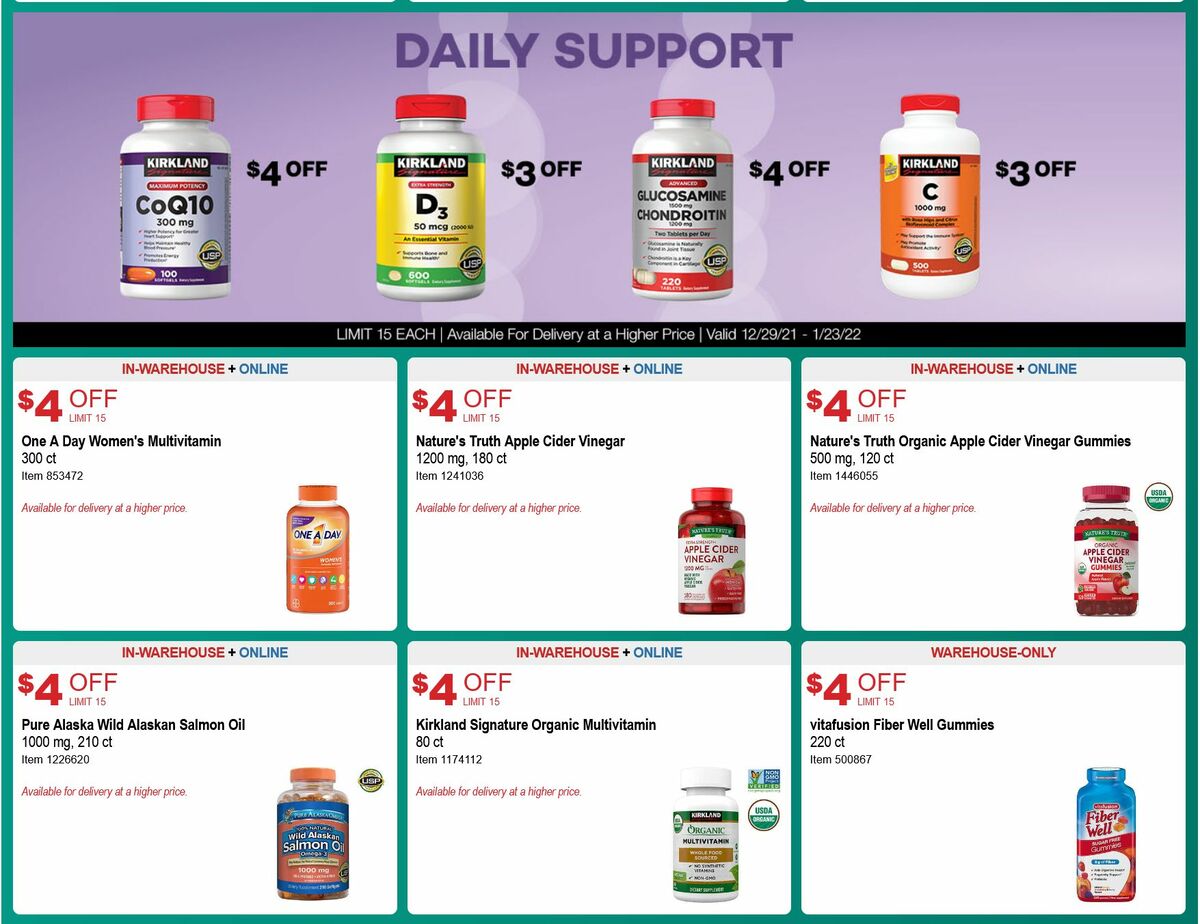 Costco Weekly Ad from December 29