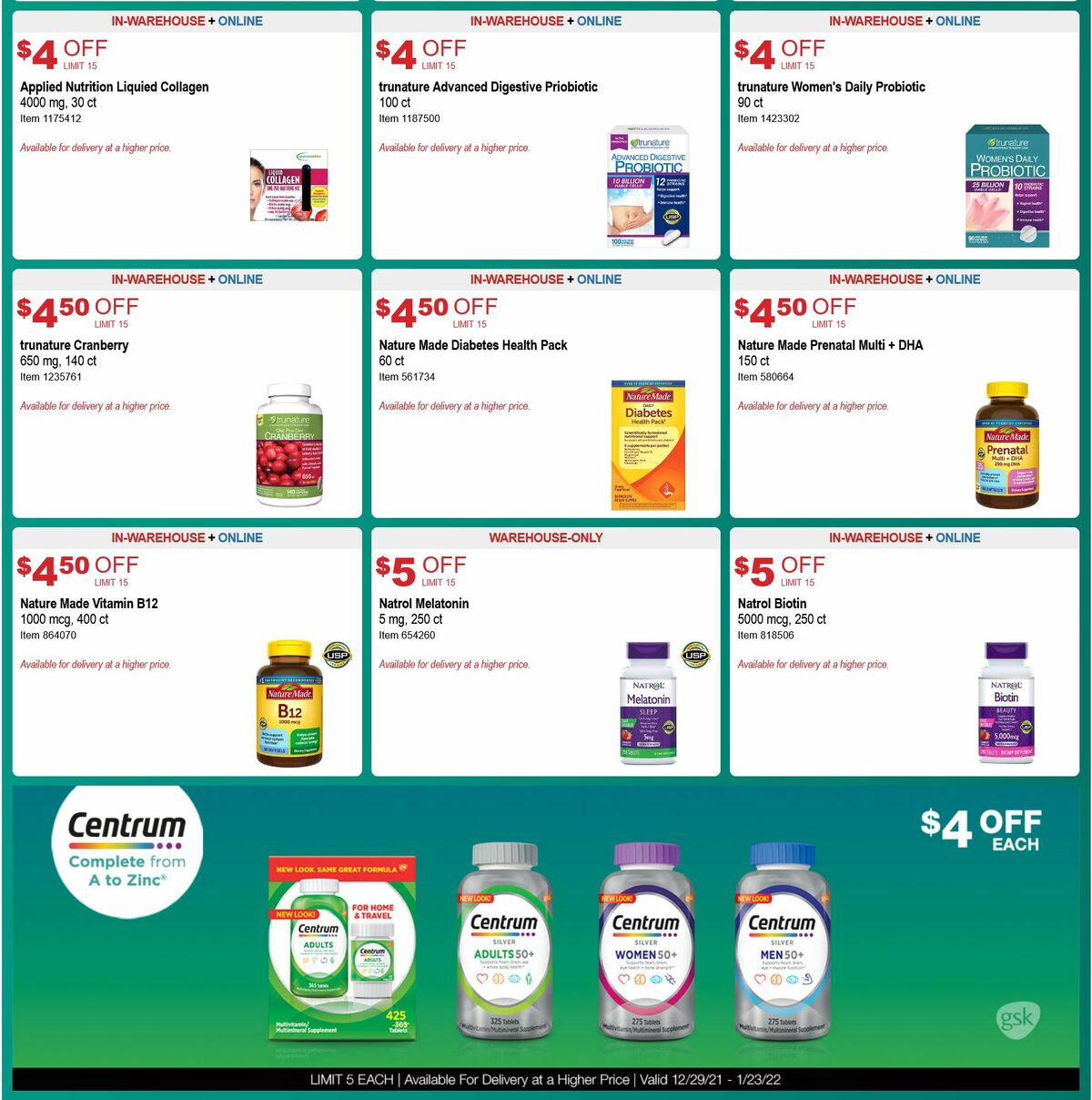 Costco Weekly Ad from December 29