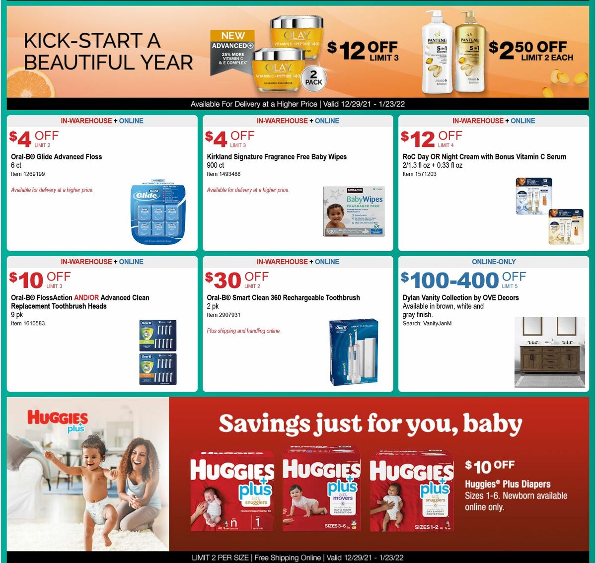 Costco Weekly Ad from December 29