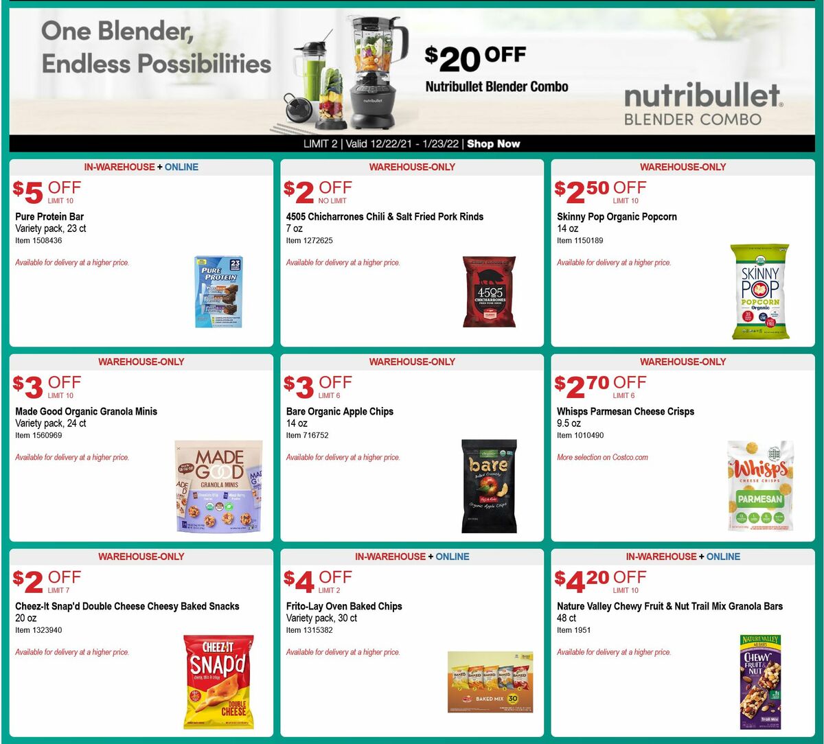 Costco Weekly Ad from December 29