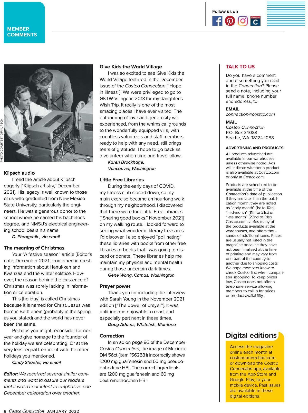 Costco Connection January Weekly Ad from January 1