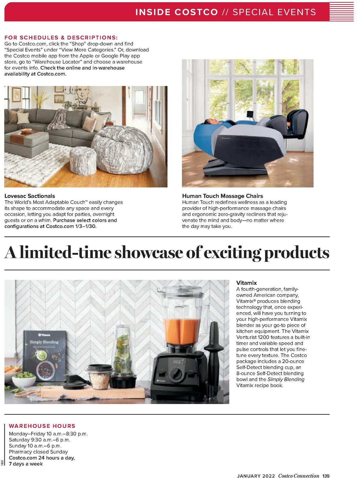 Costco Connection January Weekly Ad from January 1