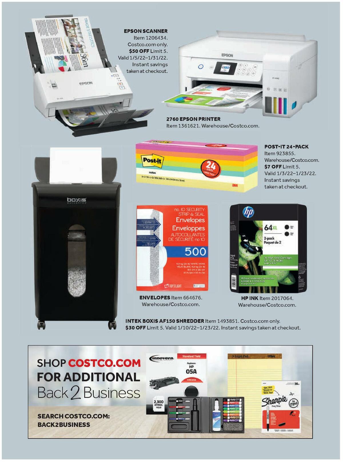 Costco Connection January Weekly Ad from January 1