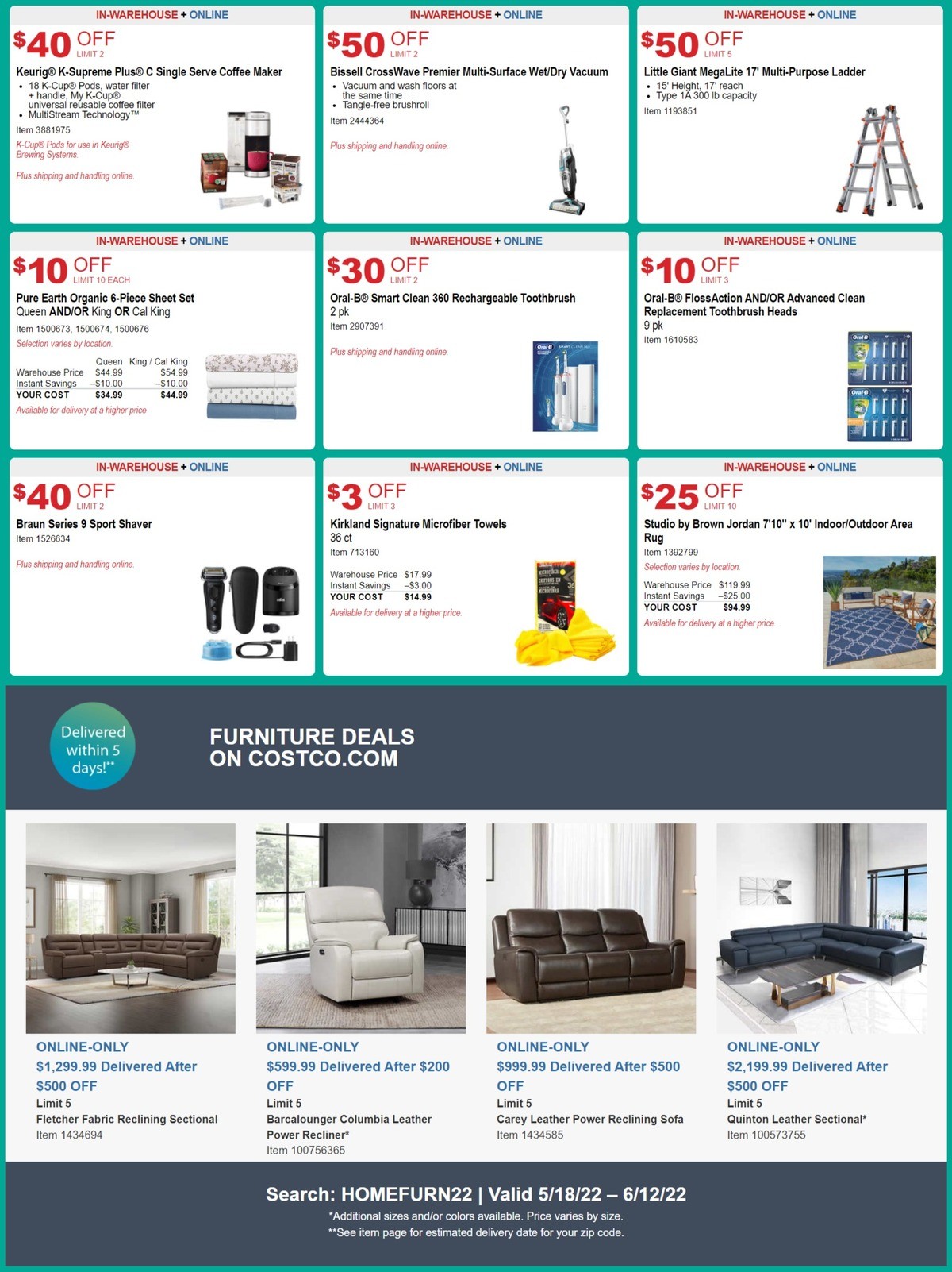 Costco Weekly Ad from May 18