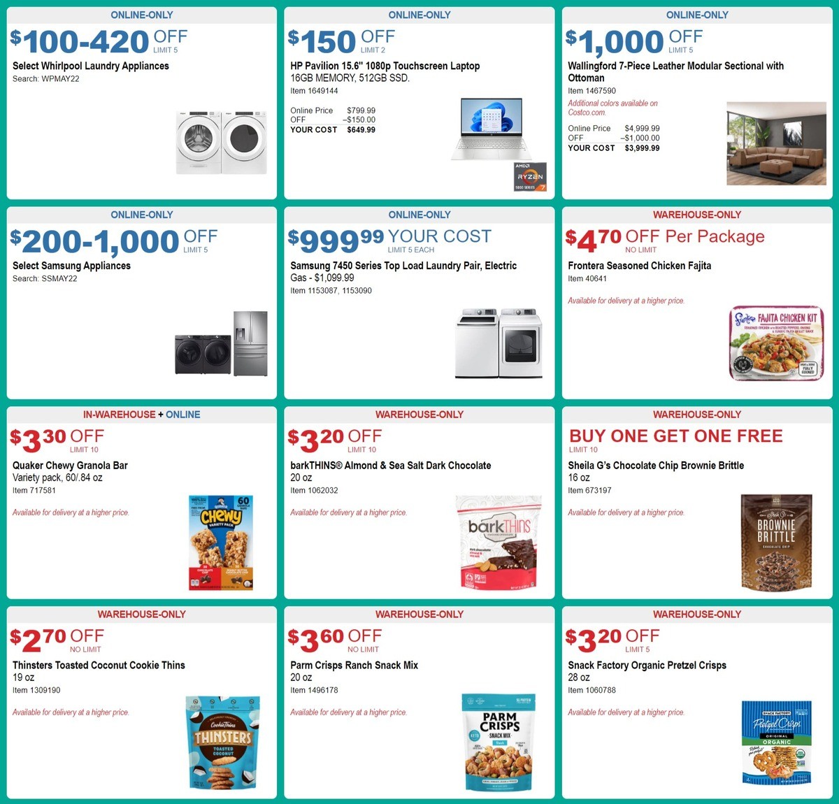 Costco Weekly Ad from May 18
