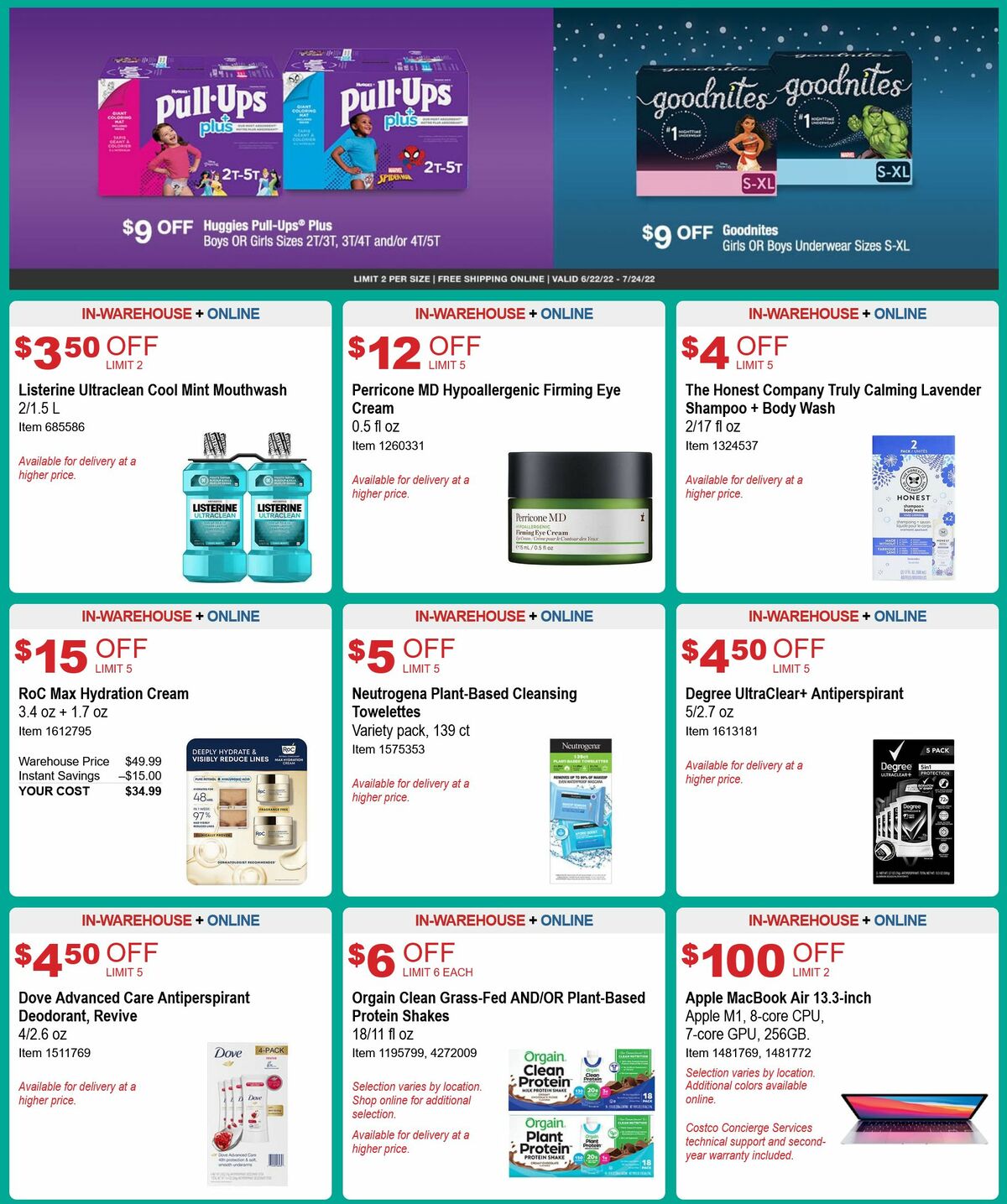 Costco Weekly Ad from June 22