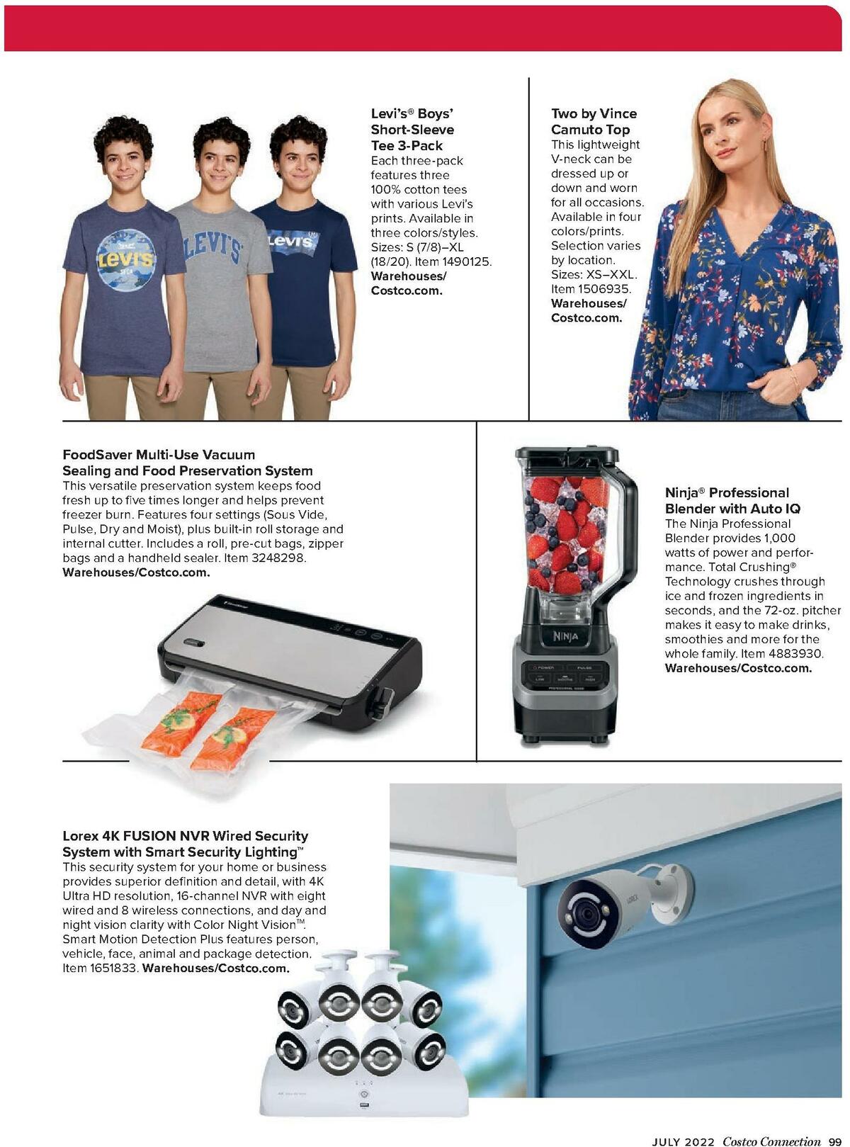 Costco Connection July Weekly Ad from July 1