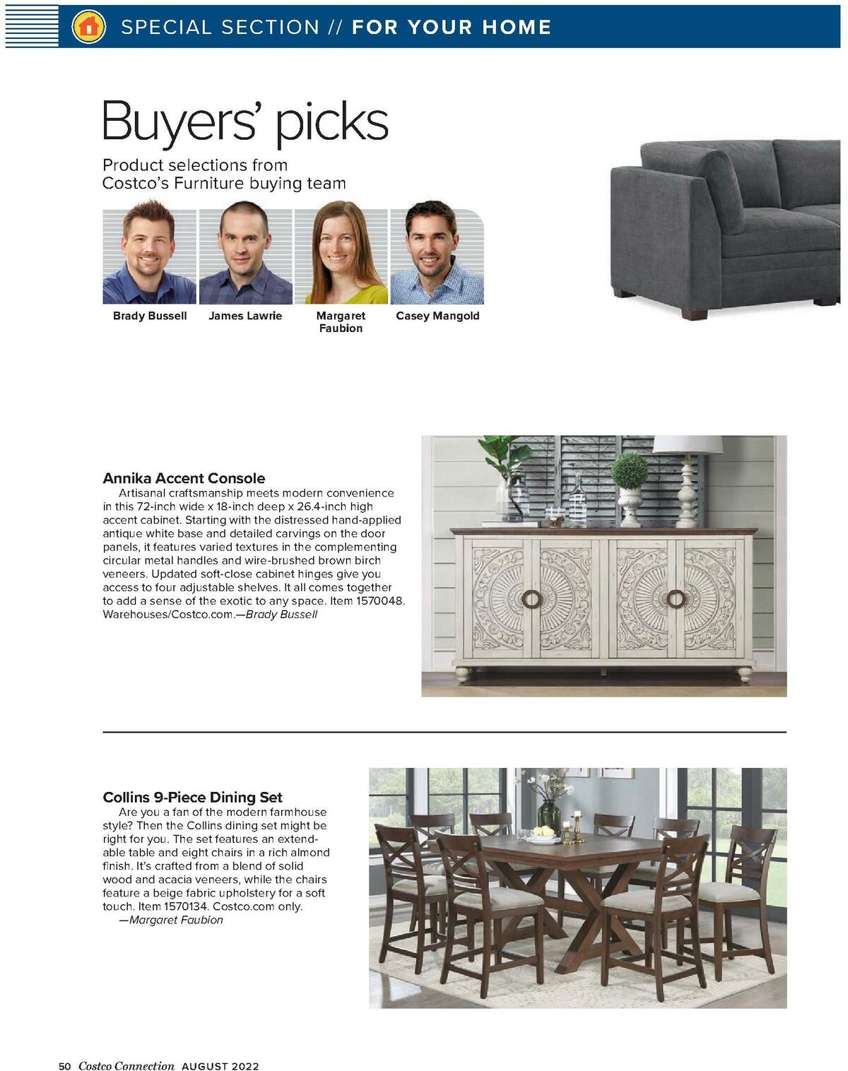 Costco Connection August Weekly Ad from August 1