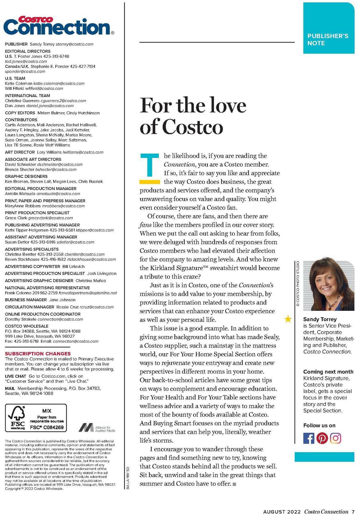 Costco Connection August Weekly Ad from August 1