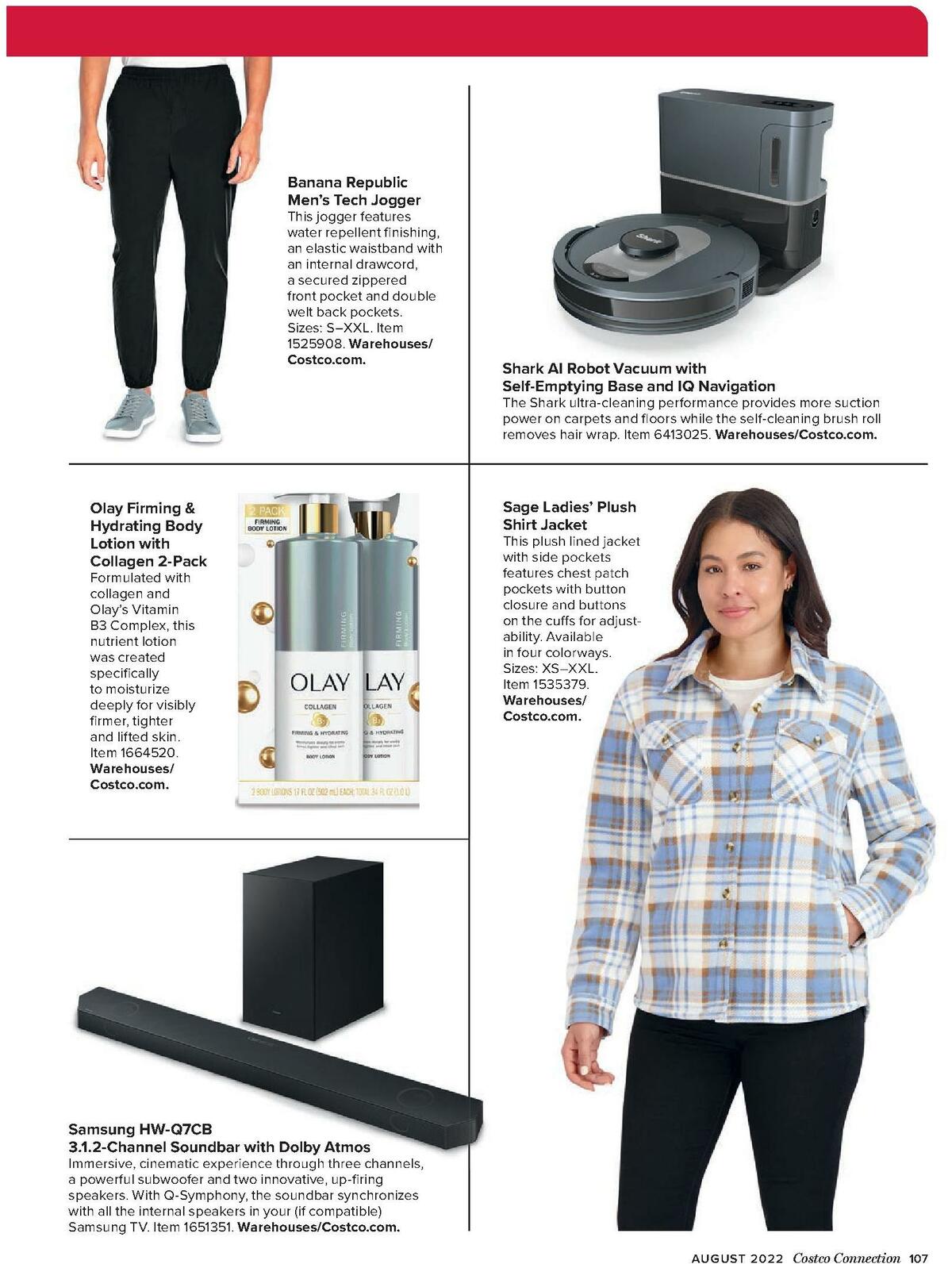 Costco Connection August Weekly Ad from August 1