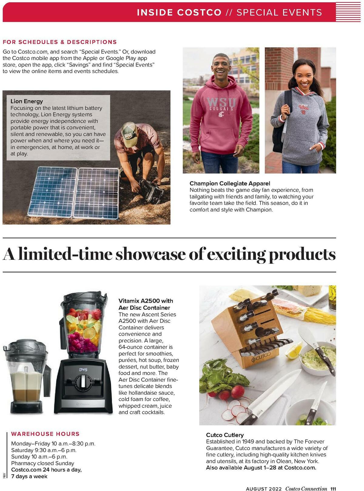 Costco Connection August Weekly Ad from August 1