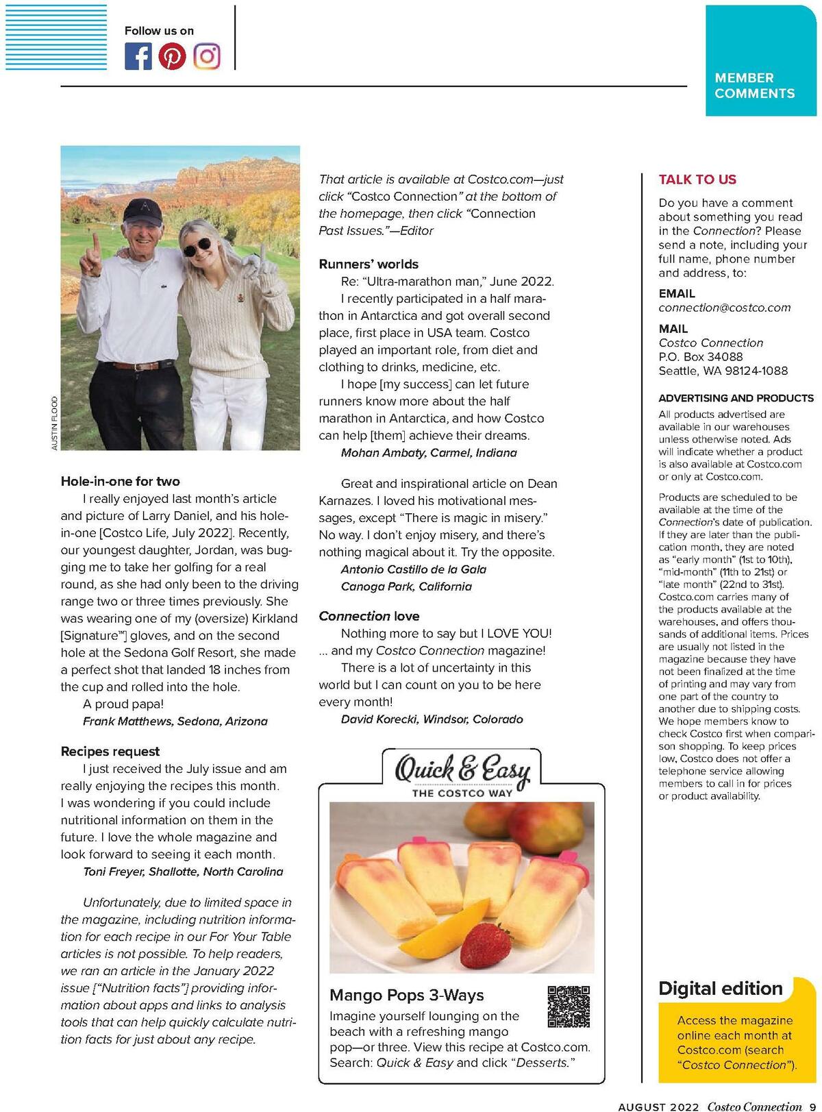 Costco Connection August Weekly Ad from August 1