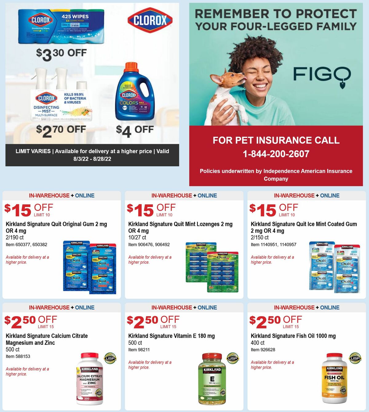 Costco Weekly Ad from August 3
