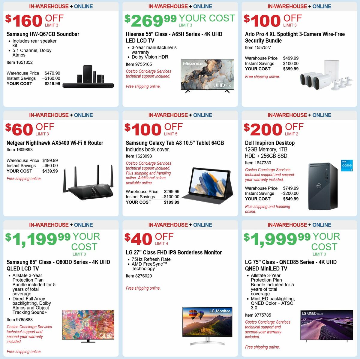 Costco Weekly Ad from August 3