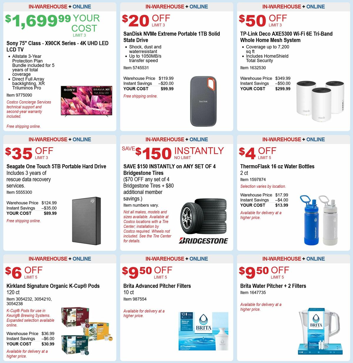 Costco Weekly Ad from August 3