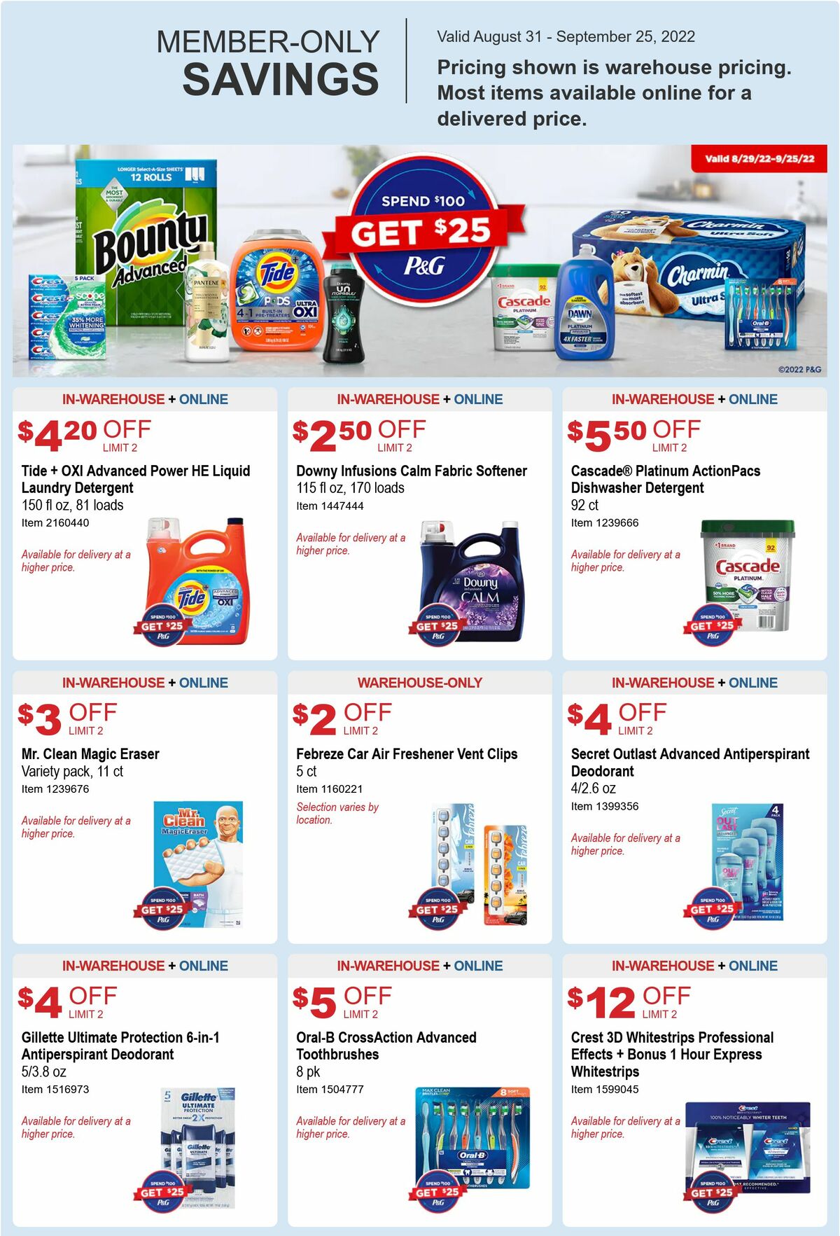 Costco Weekly Ad from August 31