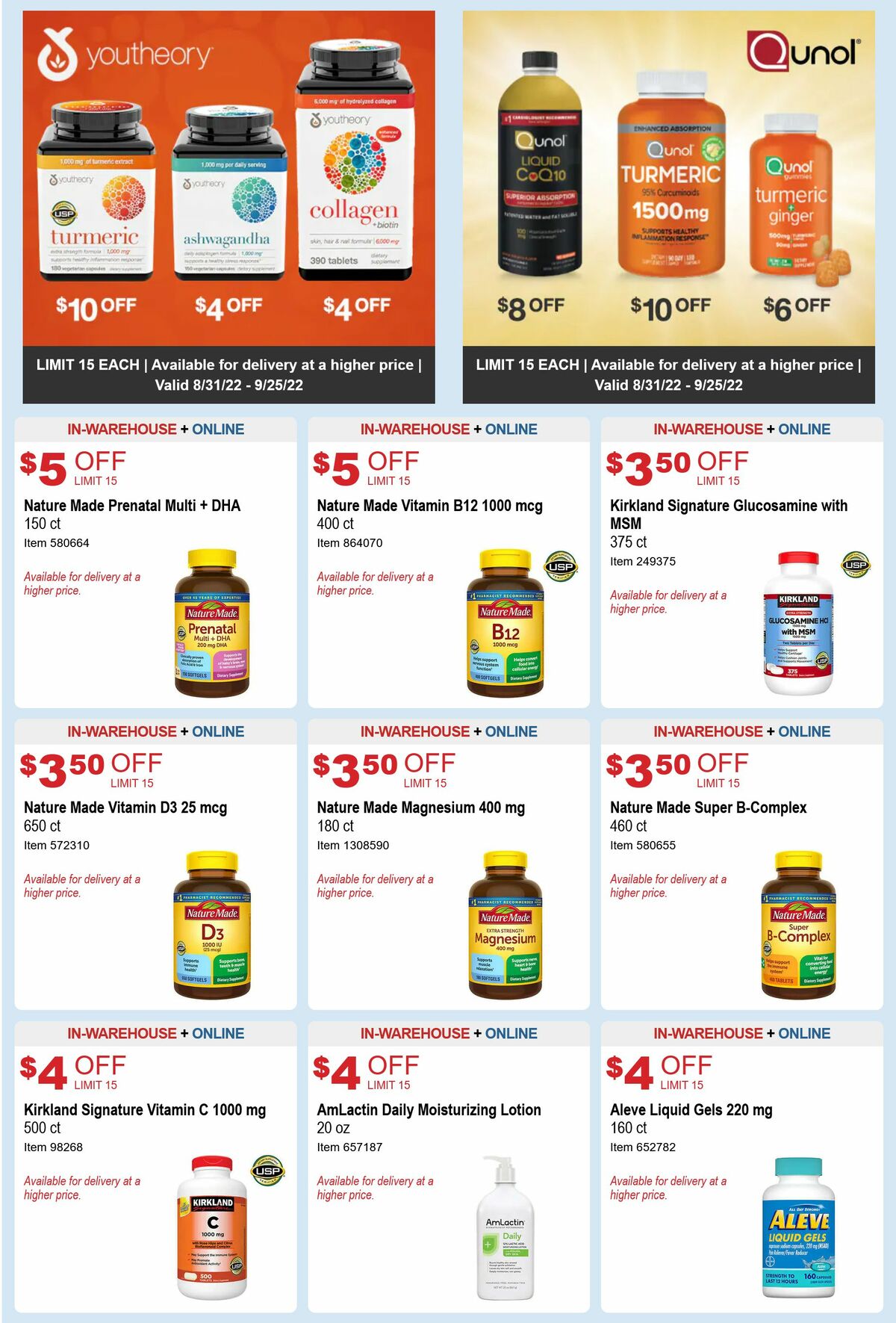 Costco Weekly Ad from August 31