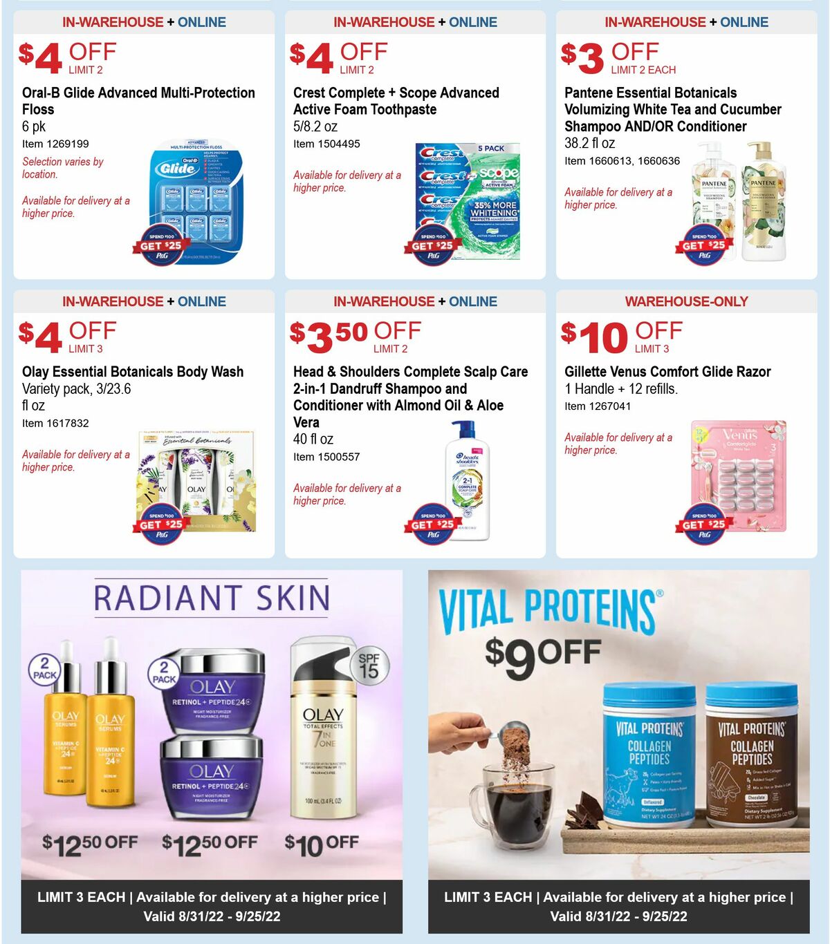Costco Weekly Ad from August 31