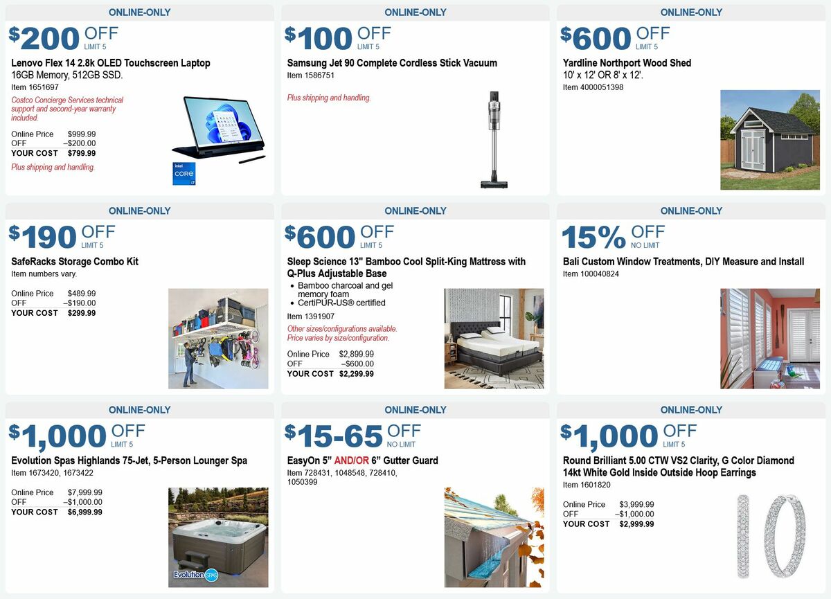 Costco Weekly Ad from September 28