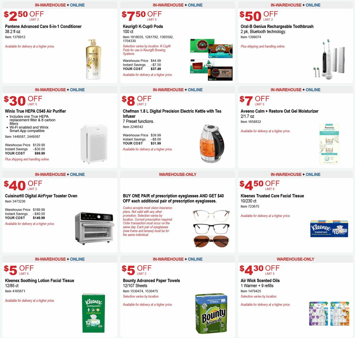 Costco Weekly Ad from September 28