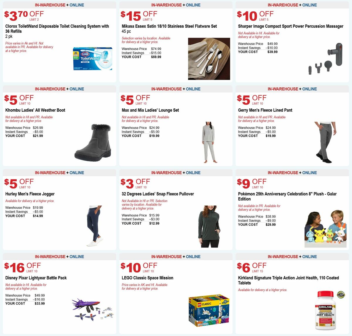 Costco Hot Buys Weekly Ad from October 8