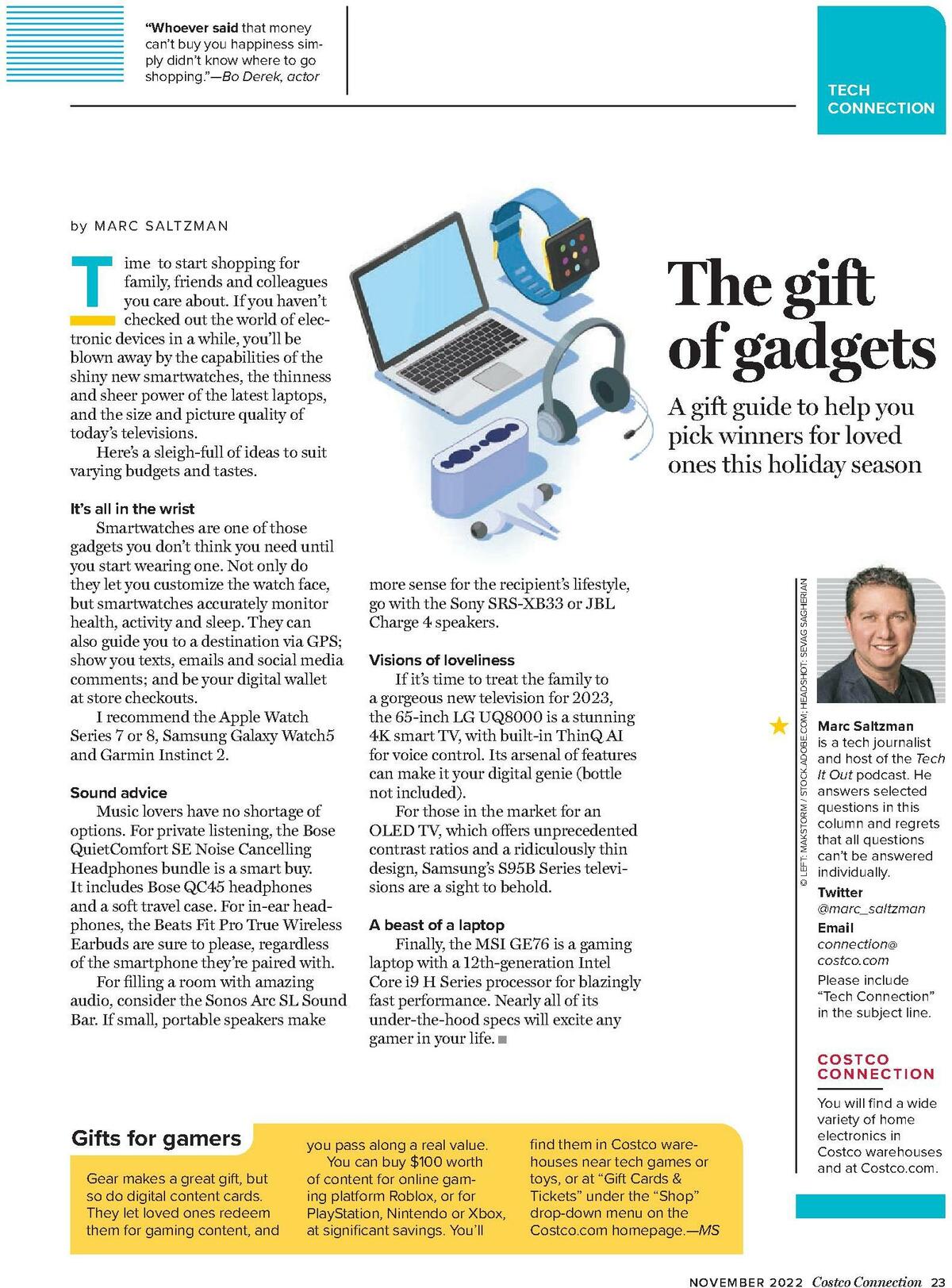 Costco Connection November Weekly Ad from November 1