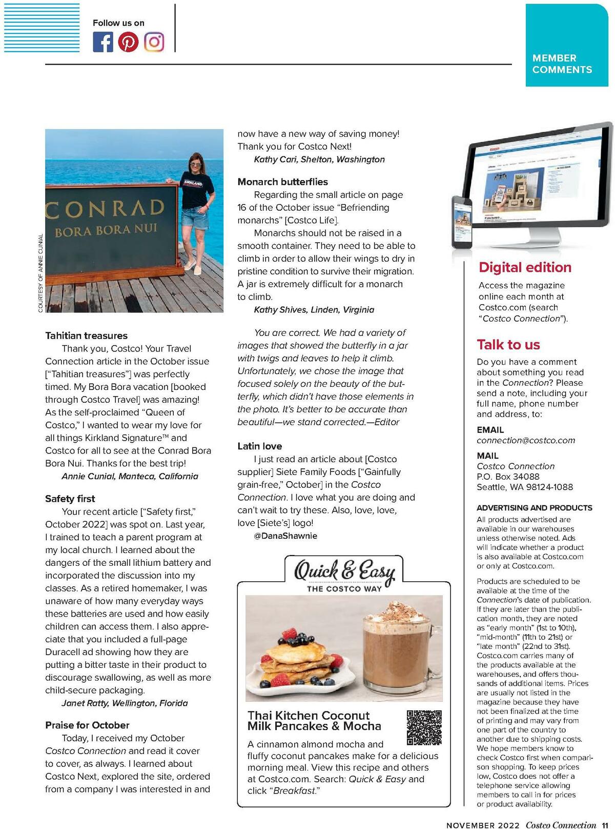 Costco Connection November Weekly Ad from November 1