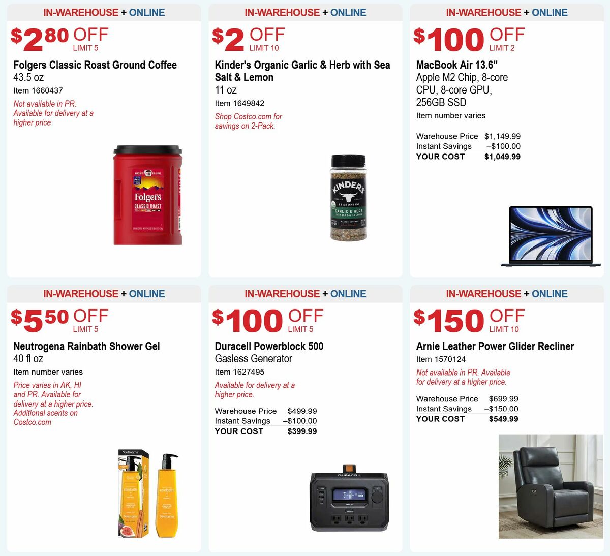 Costco Hot Buys Weekly Ad from November 11