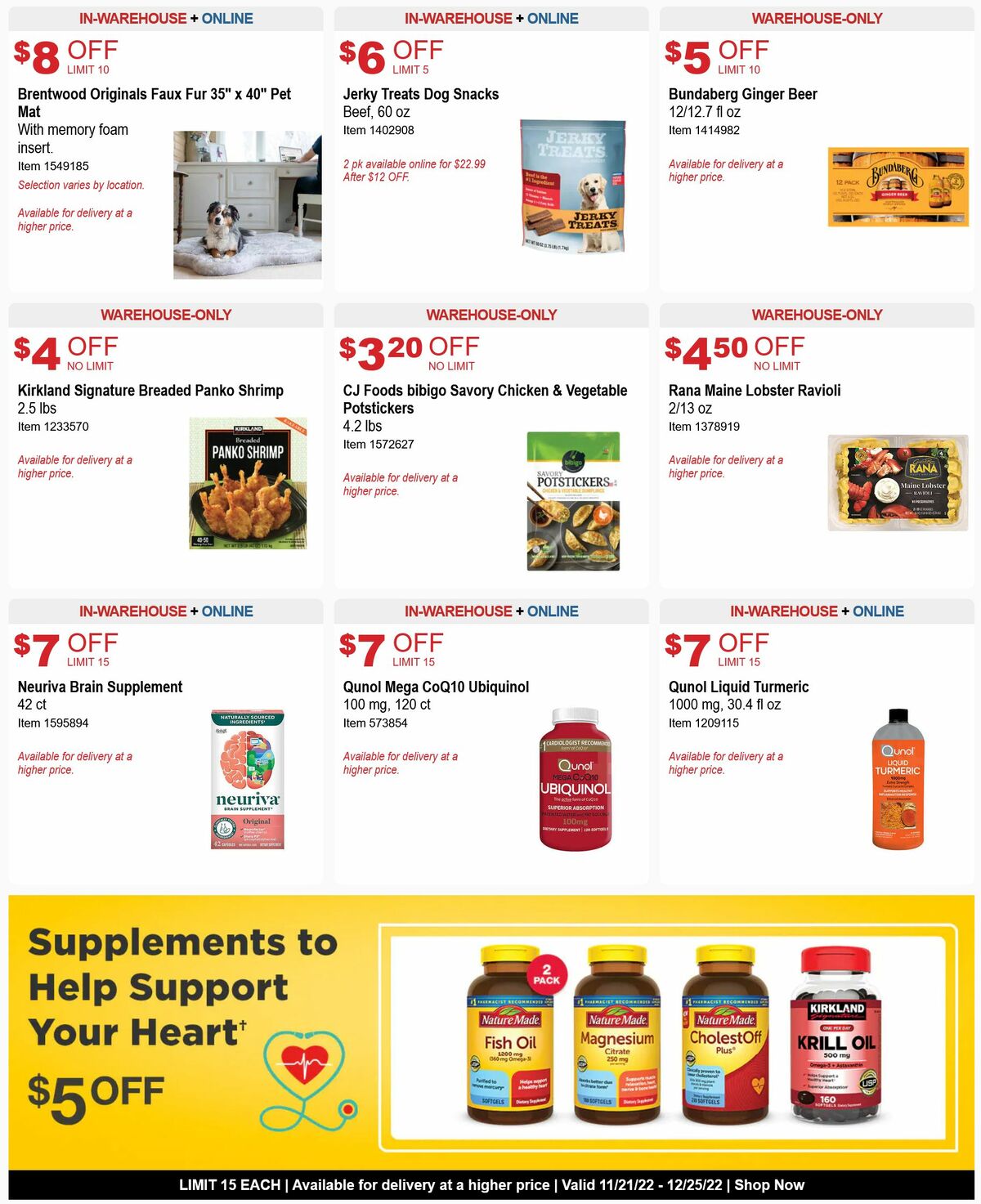 Costco Weekly Ad from November 21