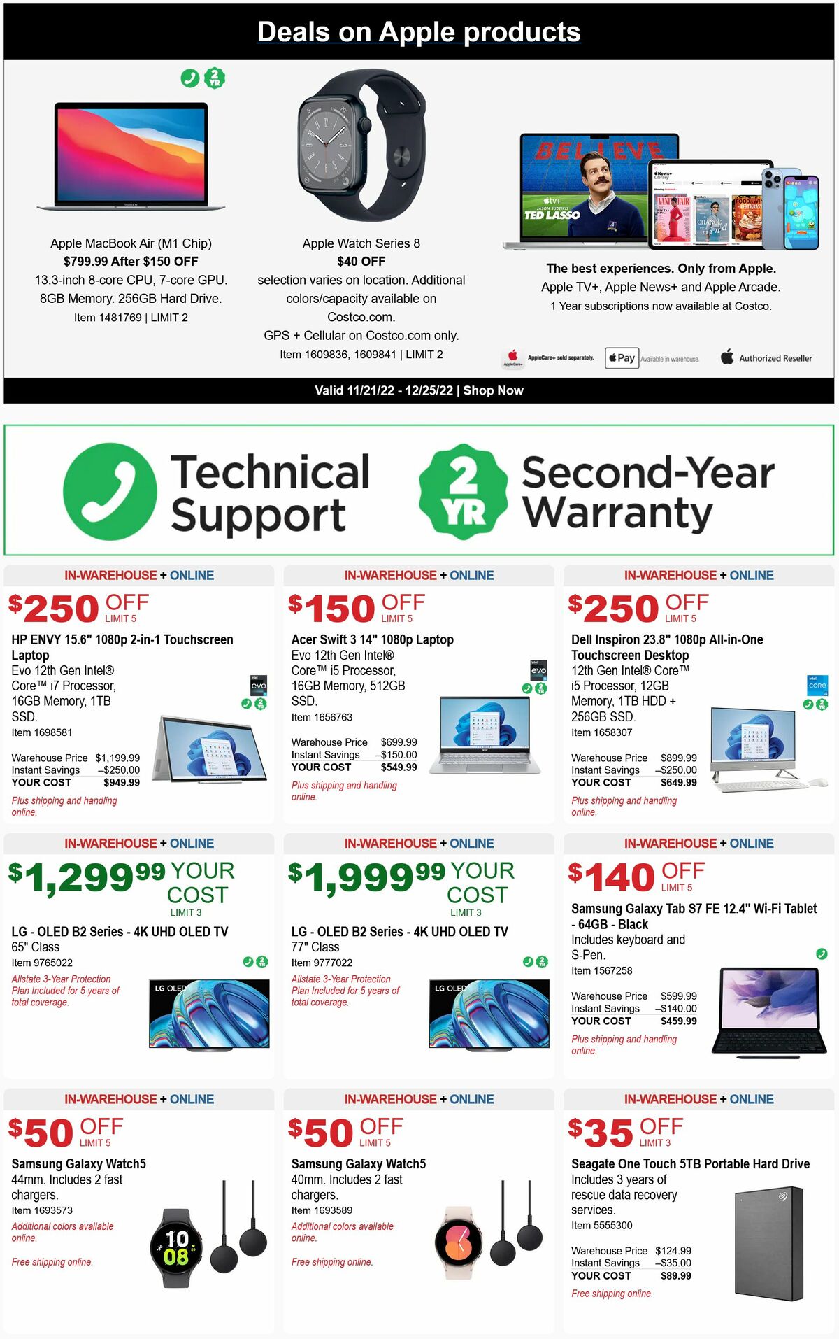 Costco Weekly Ad from November 21