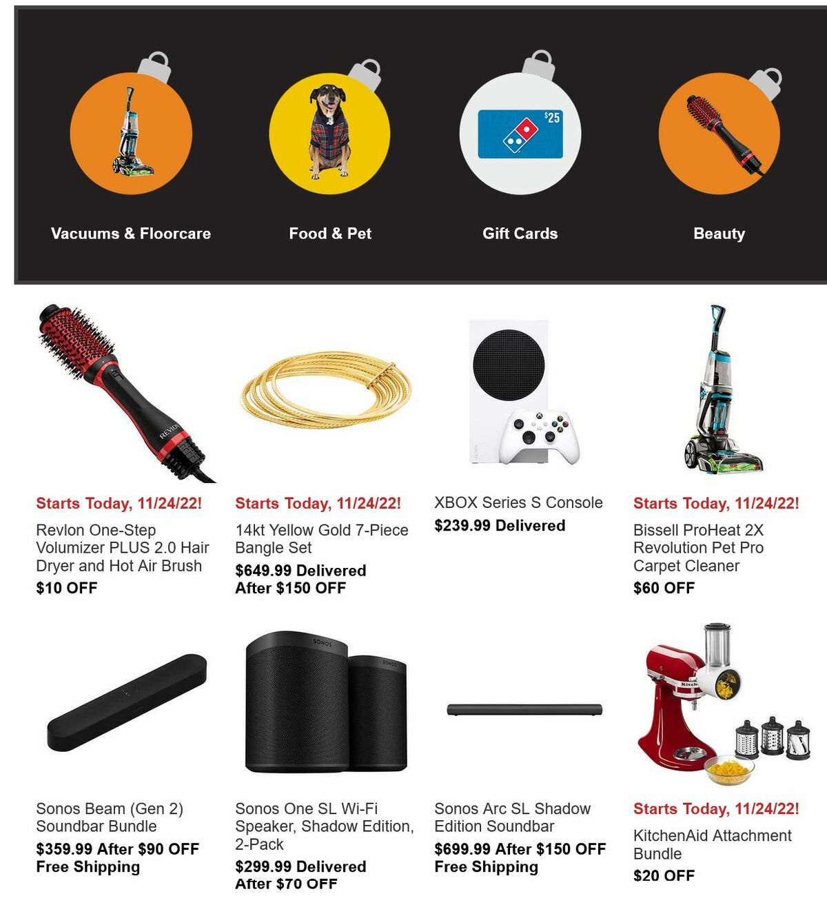 Costco Black Friday + Thanksgiving Day Weekly Ad from November 24