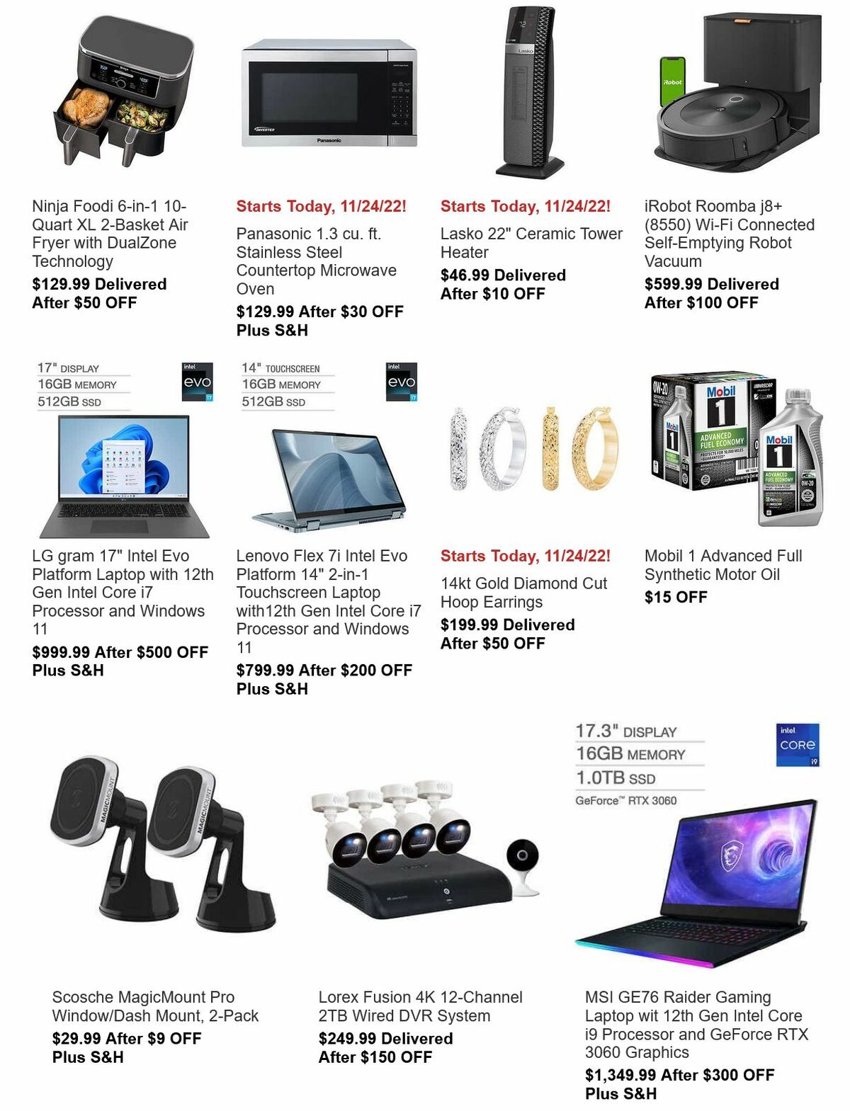 Costco Black Friday + Thanksgiving Day Weekly Ad from November 24