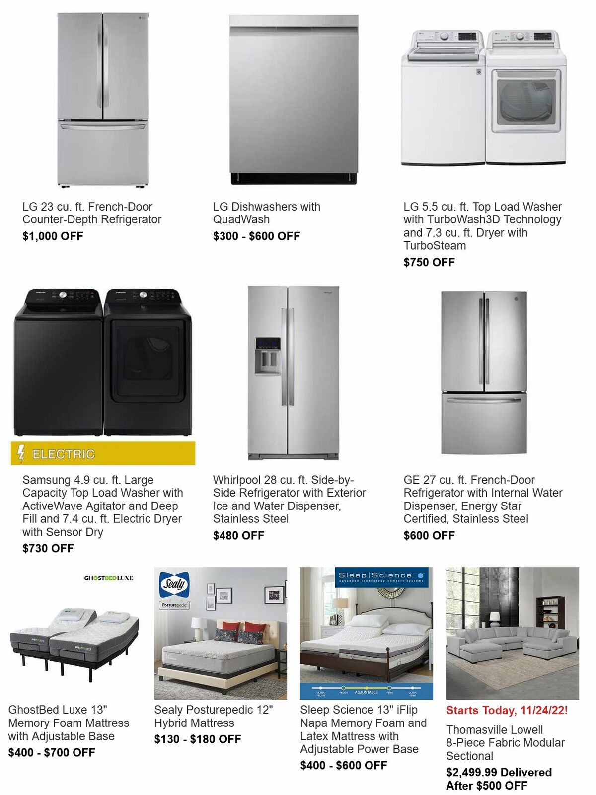 Costco Black Friday + Thanksgiving Day Weekly Ad from November 24