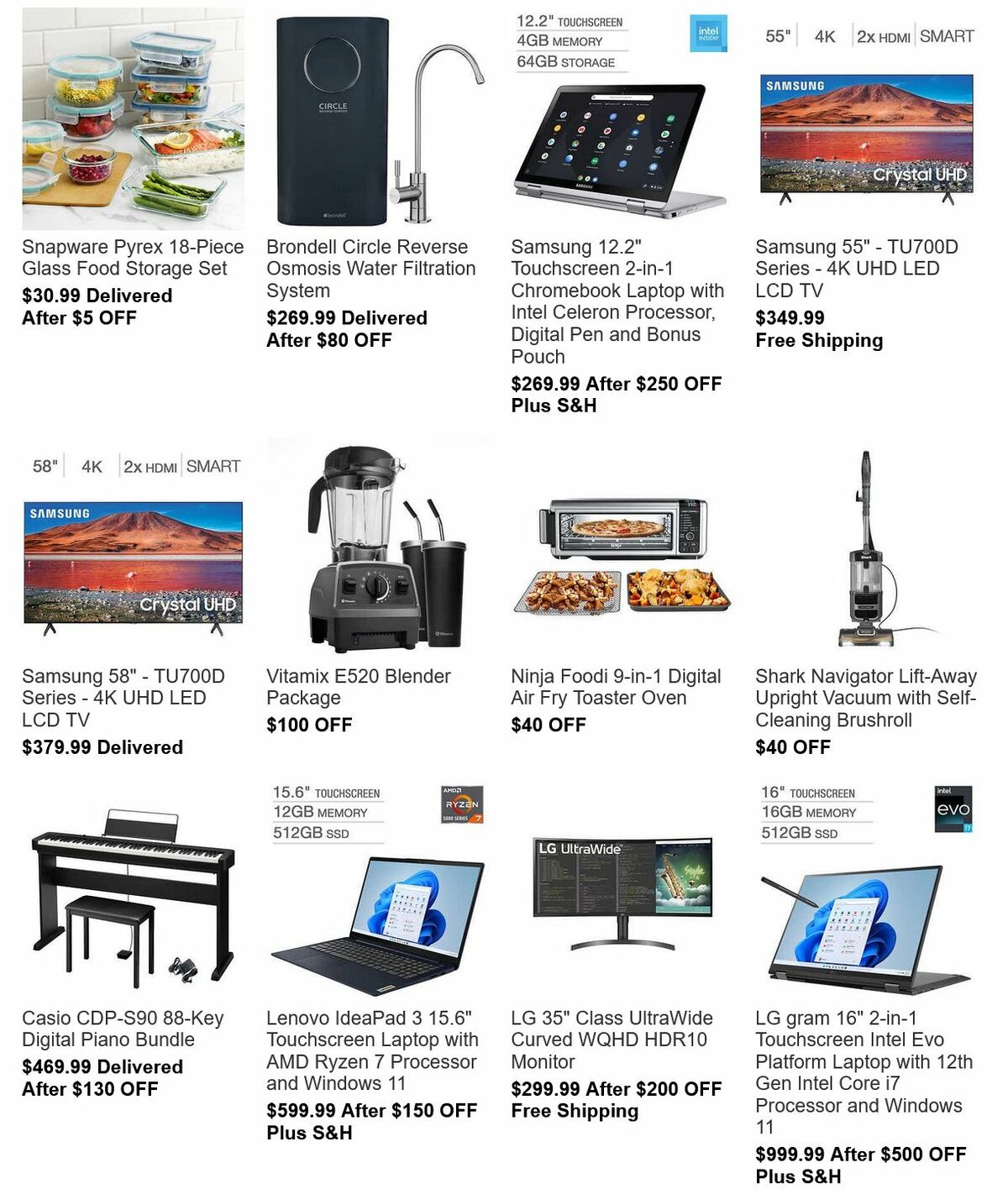 Costco Black Friday + Thanksgiving Day Weekly Ad from November 24