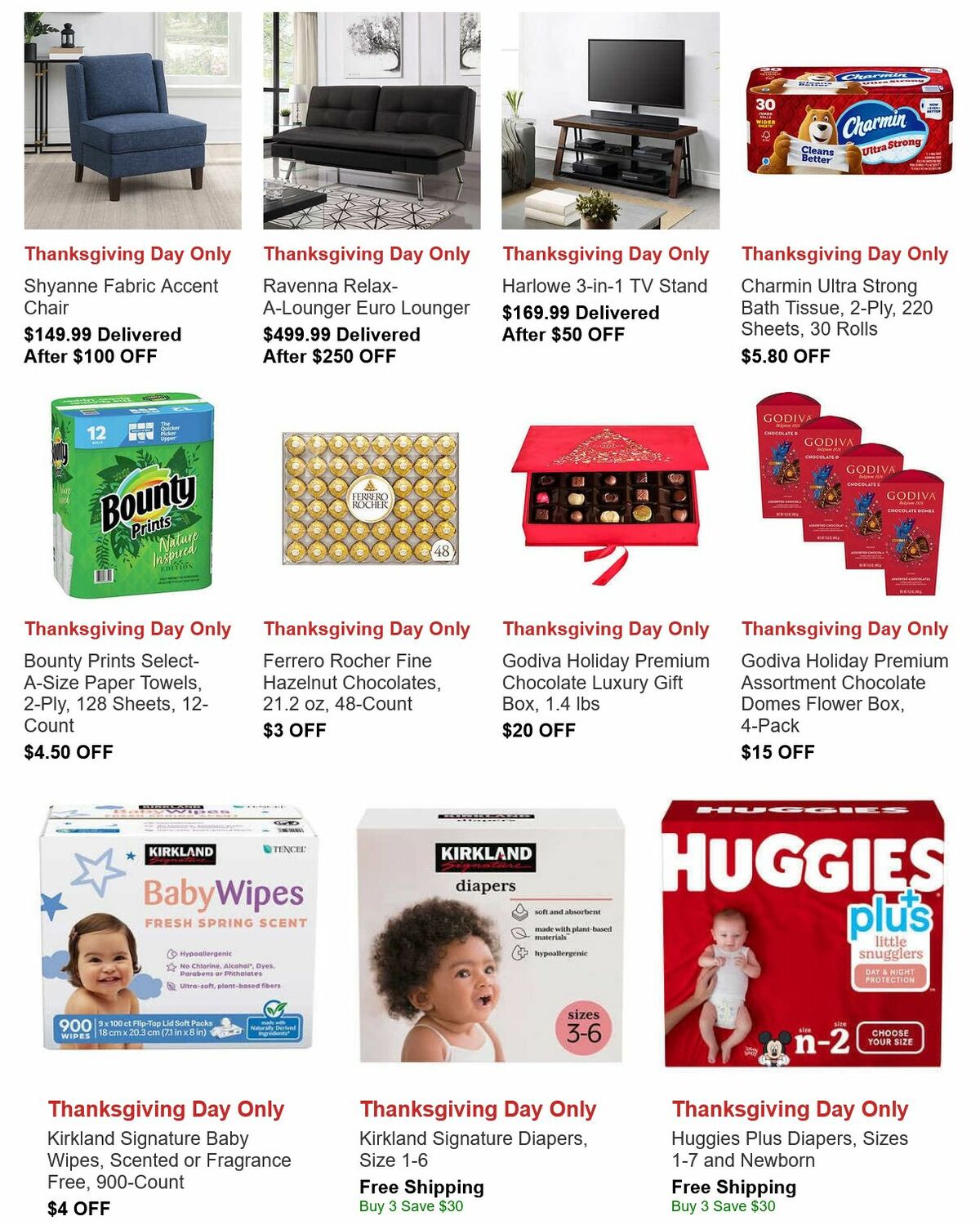 Costco Black Friday + Thanksgiving Day Weekly Ad from November 24