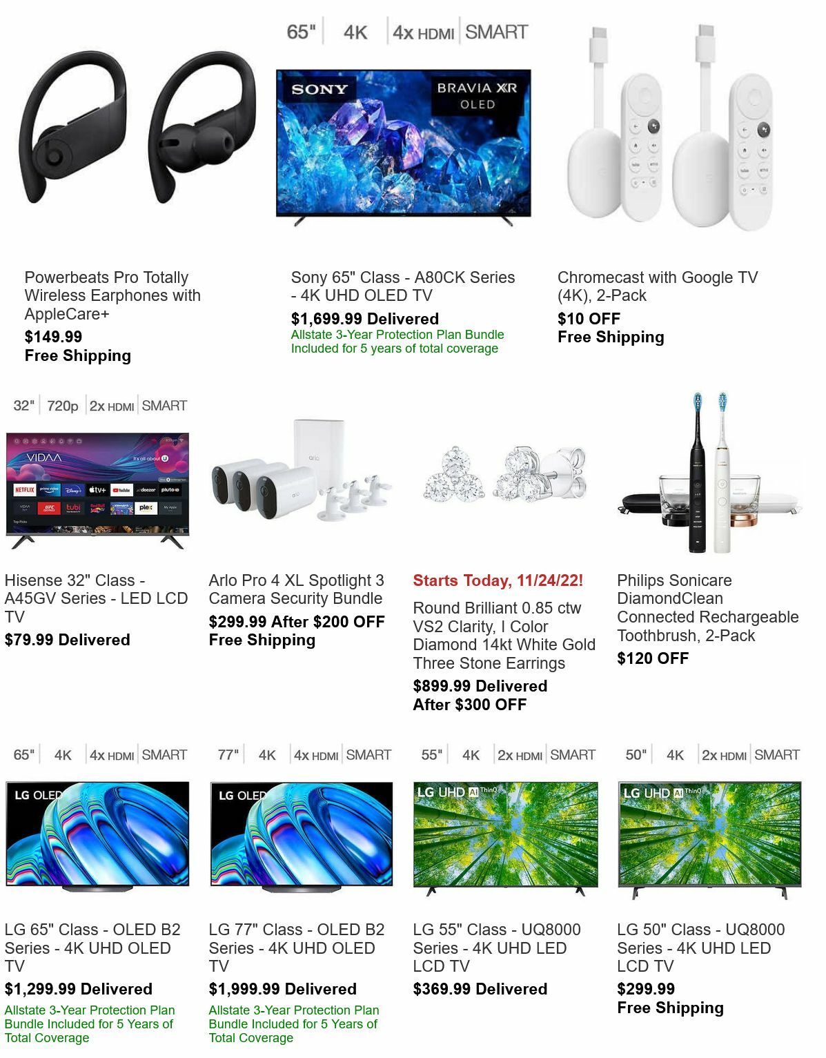 Costco Black Friday + Thanksgiving Day Weekly Ad from November 24