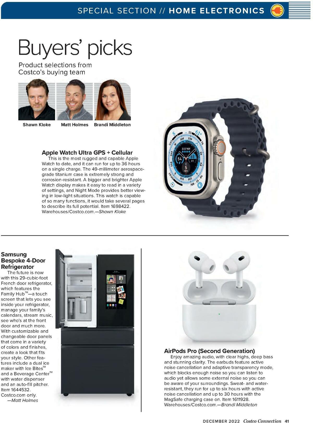 Costco Connection December Weekly Ad from December 1